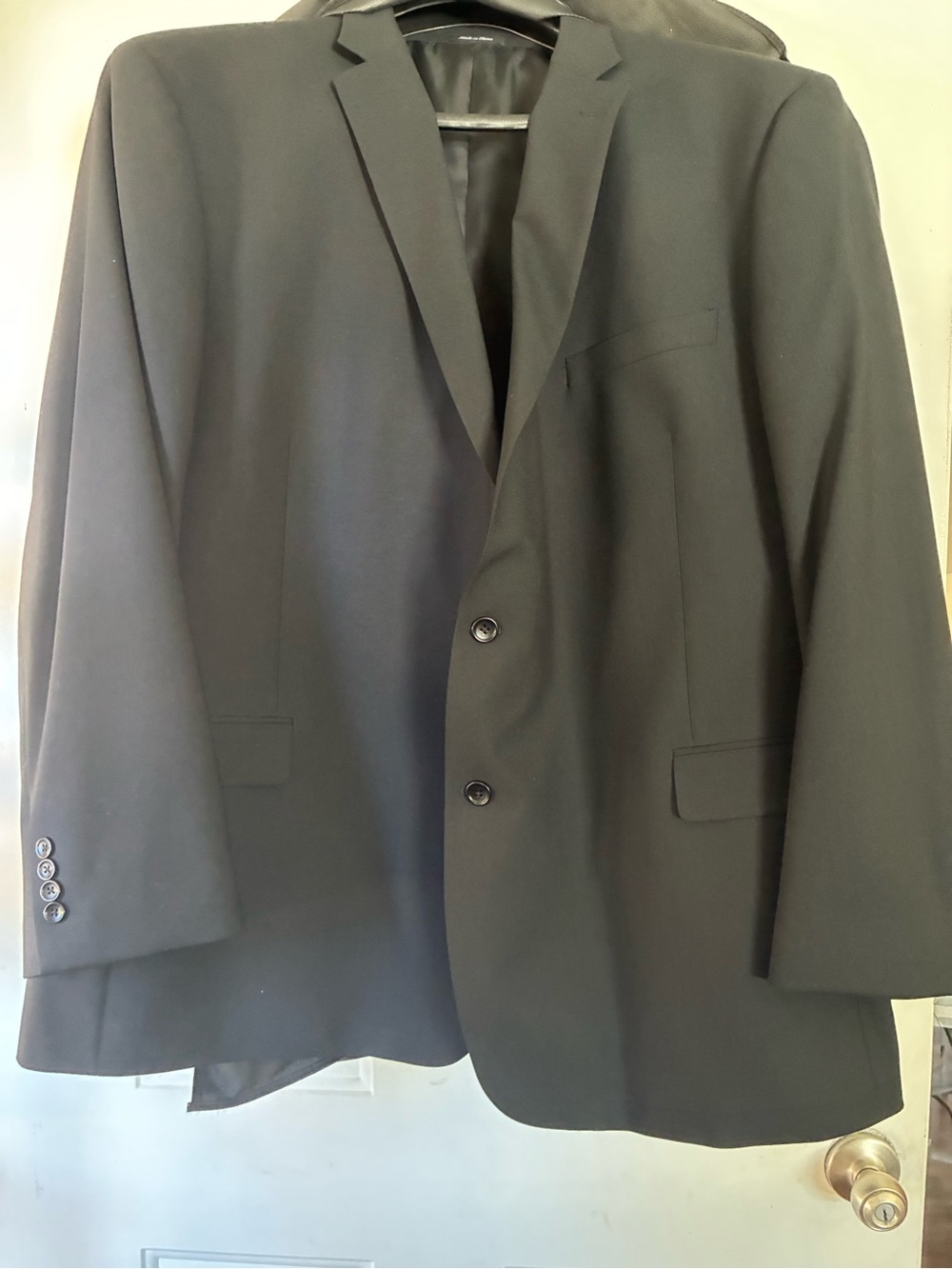 Jean Paul Gaultier Men's Black Two-Button Suit Jacket